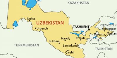 Kapital nan Ouzbekistan kat jeyografik